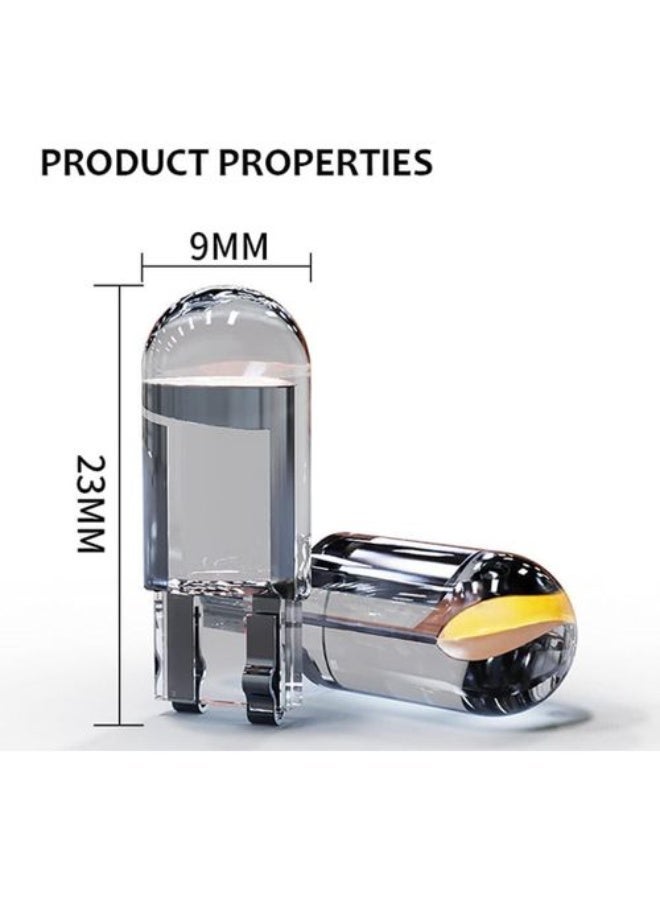 5W LED Parking Light, 2 PCs, Universal Glass Enclosed, Super Bright, for Car, Bike, Motorcycle (White) - Image 5